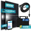 SUNNIVA® 850W Balkonkraftwerk komplett Steckdose - Produktbild-Vorschau 1