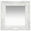 vidaXL Wandspiegel im Barock-Stil 40x40 cm Weiß -  Spiegel Produktbild-Vorschau 9