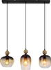 Globo Lighting|Hängeleuchte Metall schwarz matt, 3x E27 Produktbild-Vorschau 2