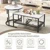 ProximaX 2er Set Kaffeetisch, Kombinierbarer Couchtisch mit Produktbild-Vorschau 6