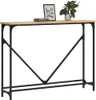 vidaXL Stolik konsola dąb sonoma 102x22,5x75 cm materiał Podgląd zdjęcia produktu 3