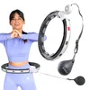 Hhm15 Hula Hop Nero Con Magnete E Peso + Contatore Hms Anteprima dell’immagine prodotto 2
