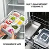 Edelstahl Snackbox mit 8 Fächern und Deckel, Produktbild-Vorschau 5