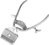 Barber Tools Ruční zastřihovač vlasů Ruční kovový přenosný Náhled obrázku produktu 1