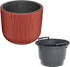 Prosperplast s.r.o. Doniczka z wkładem MILLY miedź 23,9 cm Podgląd zdjęcia produktu 2