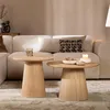 Bronx71 Couchtisch Set Ash rund Ø50 / 62 cm Eiche hell Produktbild-Vorschau 9