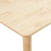 A close-up view of a wooden table corner and leg. Anteprima dell’immagine prodotto