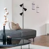 B.K.Licht Lampadaire design LED métal lampe retro sur pied Voir les images du produit 4