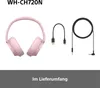 Sony WHCH720NP.CE7, Verkabelt & Kabellos, 7 - 20000 Hz, Produktbild-Vorschau 12