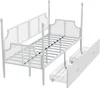 Divano letto Sweiko in ferro 90x200, schienale e braccioli Anteprima dell’immagine prodotto 9