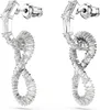 Swarovski Ohrringe Uni Hyperbola Infinity Weiß Produktbild-Vorschau 1