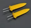 Maïskolvenhouder set, roestvrij staal, 8,3 cm, geel, 10 Productafbeelding-voorbeeld 6
