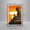 Gerahmtes Poster - Schwarzer Rahmen - tempel buddha - Produktbild-Vorschau 5