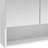 Badezimmer Hängeschrank mit Spiegel und Aussparung - Weiß - Produktbild-Vorschau 6
