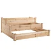 Outsunny Vyvýšený záhon 3-stupňový záhon Květinové schody Náhled obrázku produktu 11