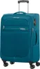 A teal American Tourister trolley with lime green accents is shown against a white background. Podgląd zdjęcia produktu