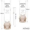 MAMOI Kinderschaukel mit Sicherheitsgurt, höhenverstellbar Produktbild-Vorschau 3