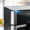 Close-up of an air fryer's digital control panel. Produktbild-Vorschau