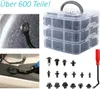XXL 630 Teile Box Befestigungsclips Nieten Stifte Universal Produktbild-Vorschau 1