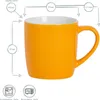 Argon Ta Farbige Kaffeetassen – 350 ml – Gelb – 6er-Pack – Produktbild-Vorschau 3
