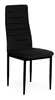 ModernHome LR-1494 Sada 4 ks jídelních židlí VELVET, černá Náhled obrázku produktu 5