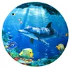 Tapis de bain SANILO® rond « Dauphin et corail », Ø 80 cm Voir les images du produit 1