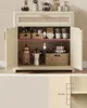 VASAGLE Küchenschrank im Boho-Stil, Türen Rattan-Optik, Produktbild-Vorschau 2