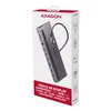 AXAGON HMC-4KX3 USB 5Gbps hub 3x USB-A 2x HDMI+ DP+ GLAN+ Produktbild-Vorschau 14