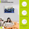 ARTland Leinwandbild Shelby Cobra blau Größe: 30x20 cm Produktbild-Vorschau 2