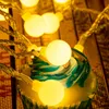LED Kugel-Lichterkette 40 LEDs, Batterie und USB, IP65 Produktbild-Vorschau 2