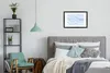 MuchoWow® Gerahmtes Poster Marmor - Welle - Blau - Muster - Produktbild-Vorschau 5