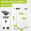 BOMI® Türschutzgitter Extrahoch 73-161 cm | Ohne Bohren | Produktbild-Vorschau 2