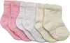 NoblesBox Baby Socken, Baumwolle, Weiß, Beige, Rosa Mix 9 Produktbild-Vorschau 3