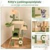 COSTWAY Arbre à chat Cactus 160cm, arbre à chat avec grotte Voir les images du produit 4