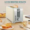 HOMCOM Wasserkocher Toaster Set, 2200 W, 1,7 L Produktbild-Vorschau 6