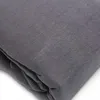 A folded grey jersey bedsheet. Náhľad obrázku produktu