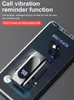 A smartphone displaying a call screen with a Bluetooth headset and a separate device with a digital display. Produktbild-Vorschau