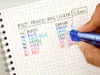 Pilot FriXion, Ausziehbarer Gelschreiber, Blau, Blau, Fein, Produktbild-Vorschau 6