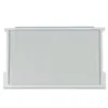A white framed glass shelf for a refrigerator. Anteprima dell’immagine prodotto