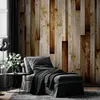Selbstklebende Folie Fototapete - Wooden boards 147x105 cm Produktbild-Vorschau 1