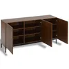 AIORBER Sideboard, gewelltes 3D-Design Eiche Maserung, Produktbild-Vorschau 3