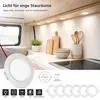 Focos LED empotrables de 12V, color plateado, luz cálida, Vista previa de la imagen del producto 7