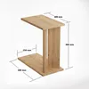 CALICOSY - Beistelltisch mit Ablage H48,6 cm - LUN Produktbild-Vorschau 3