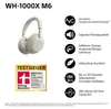 Sony WH-1000XM6 Headset Wired & Wireless Head-band Anteprima dell’immagine prodotto 5