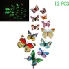 12 aimants lumineux 3D pour réfrigérateur, papillon, brille Voir les images du produit 3