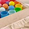 Montessori Holzspielzeug Bälle in Tassen 4 cm Produktbild-Vorschau 9