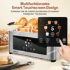 7MAGIC Toaster Edelstahl 4 Scheiben XXL 1400W mit Produktbild-Vorschau 2
