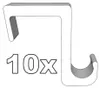 Design Stabiler Fensterhaken für Deko - für Fensterdicke Produktbild-Vorschau 10