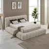 Boxspringbett Raina 140 x 200 cm Beige Voll-orthopädisches Produktbild-Vorschau 4