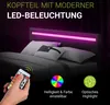 Juskys Polsterbett Paris 180 x 200 cm Kunstleder mit LED & Produktbild-Vorschau 4